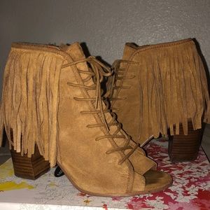 Steve maden suede booties